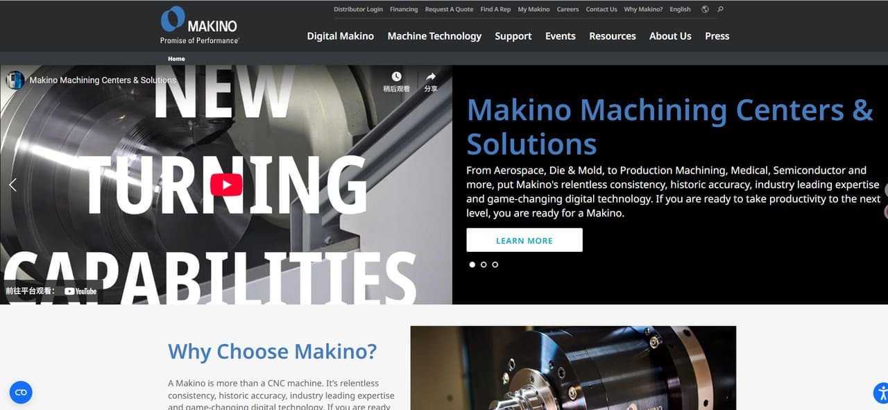 5. makino milling machine co., ltd.
