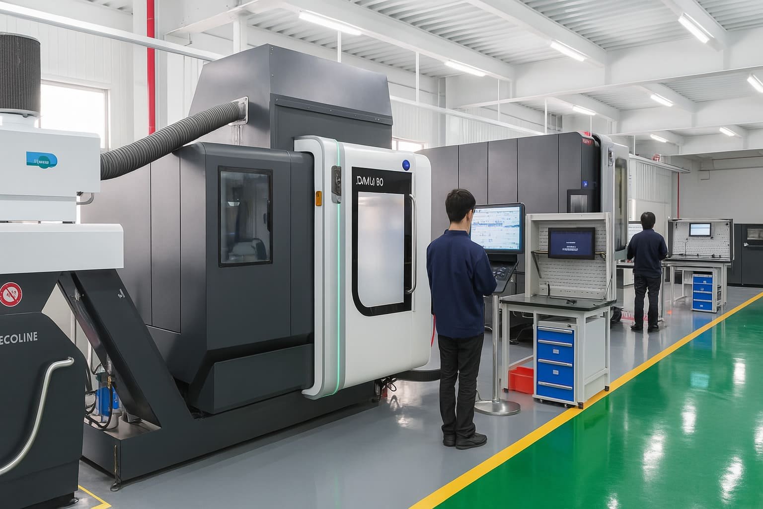 difference between a machining center and a cnc mill