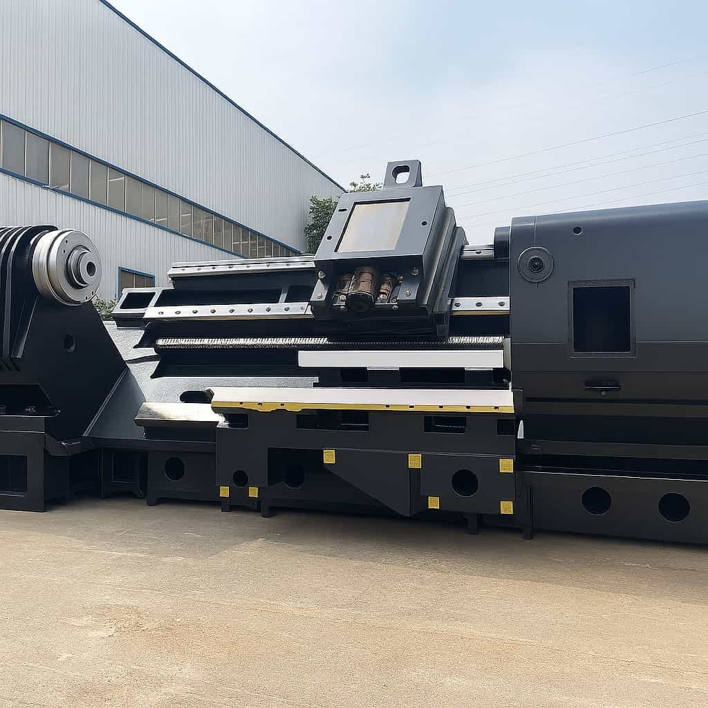 how slant bed cnc lathe works