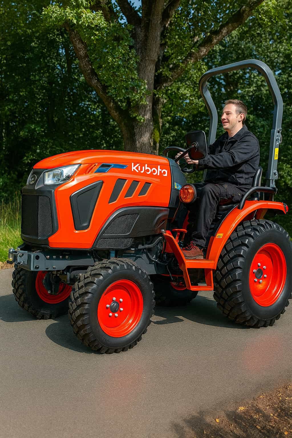 how does the electric tractor work