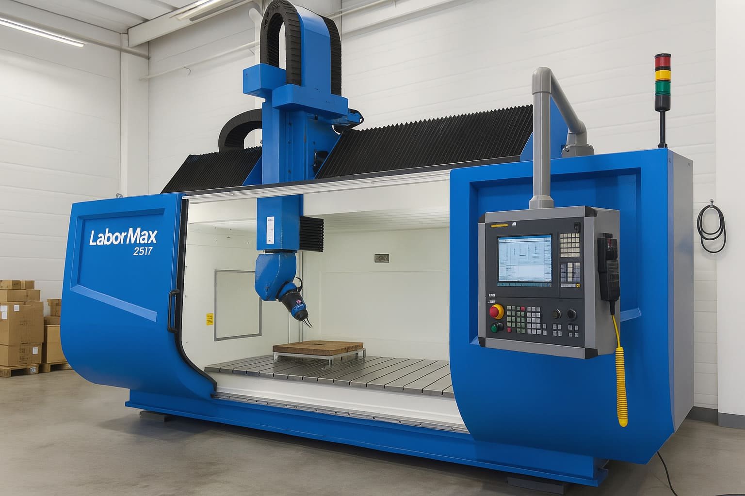 how to set up a 5 axis cnc machine