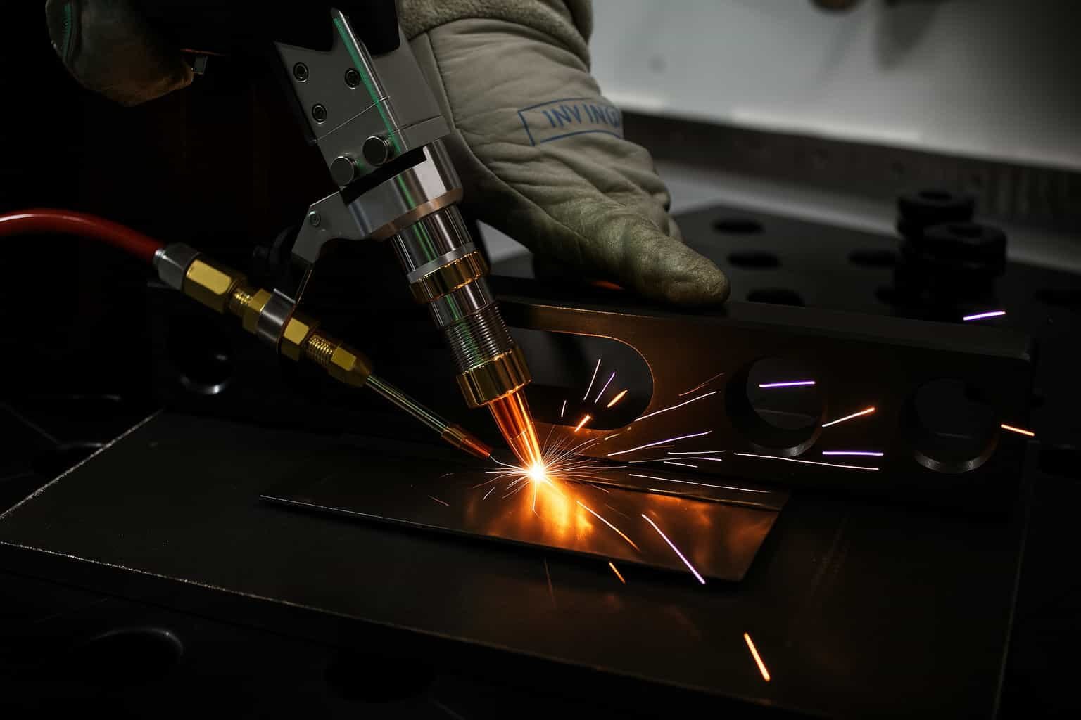 materials can a laser welding machine weld