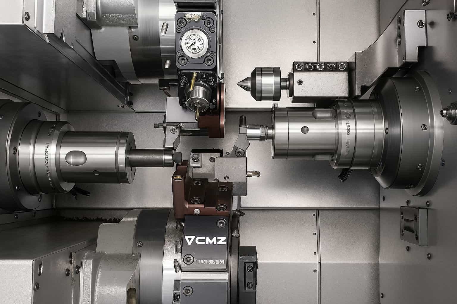 program twin spindle cnc lathe