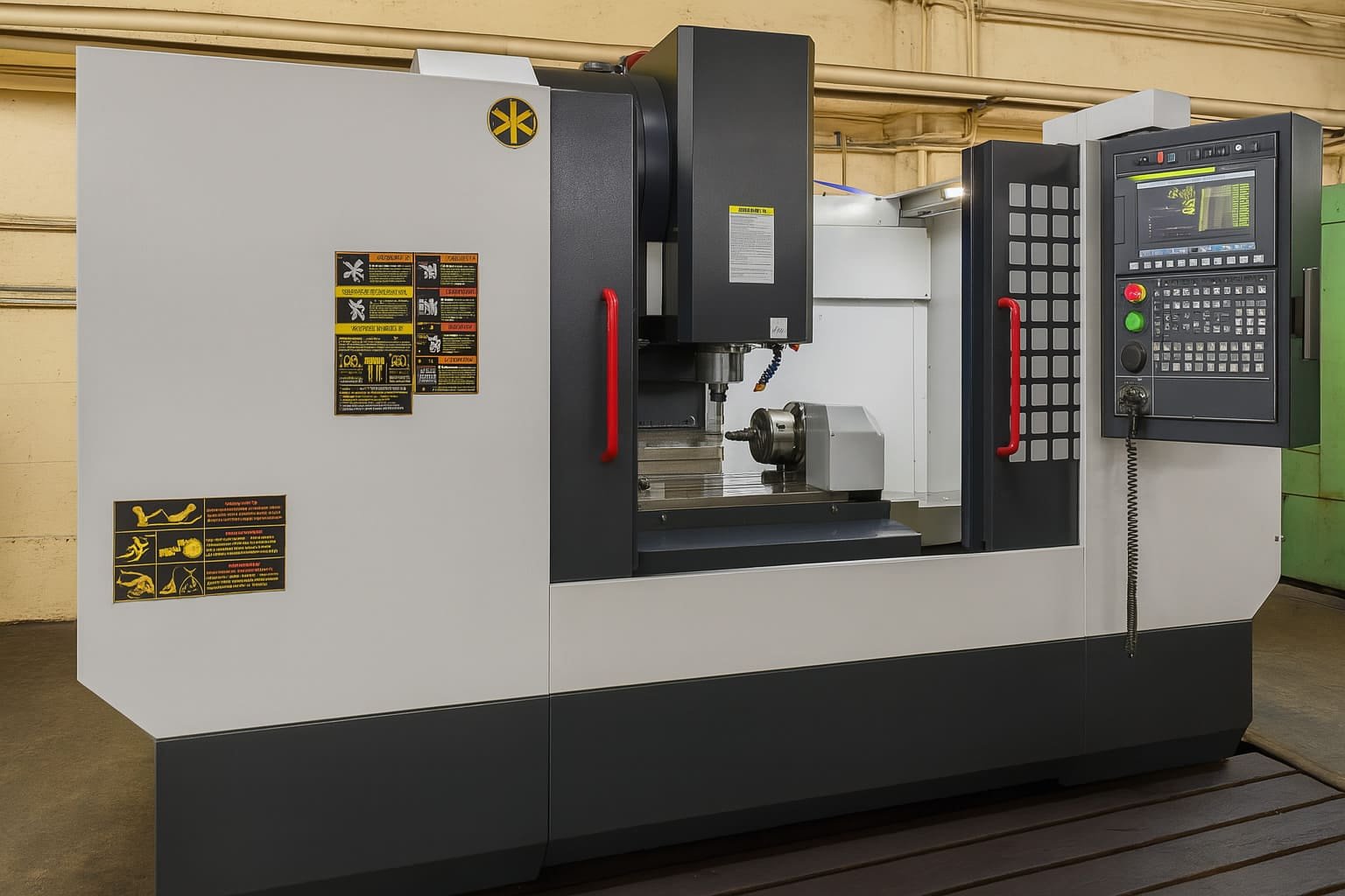 what are the advantages of a vertical machining centre