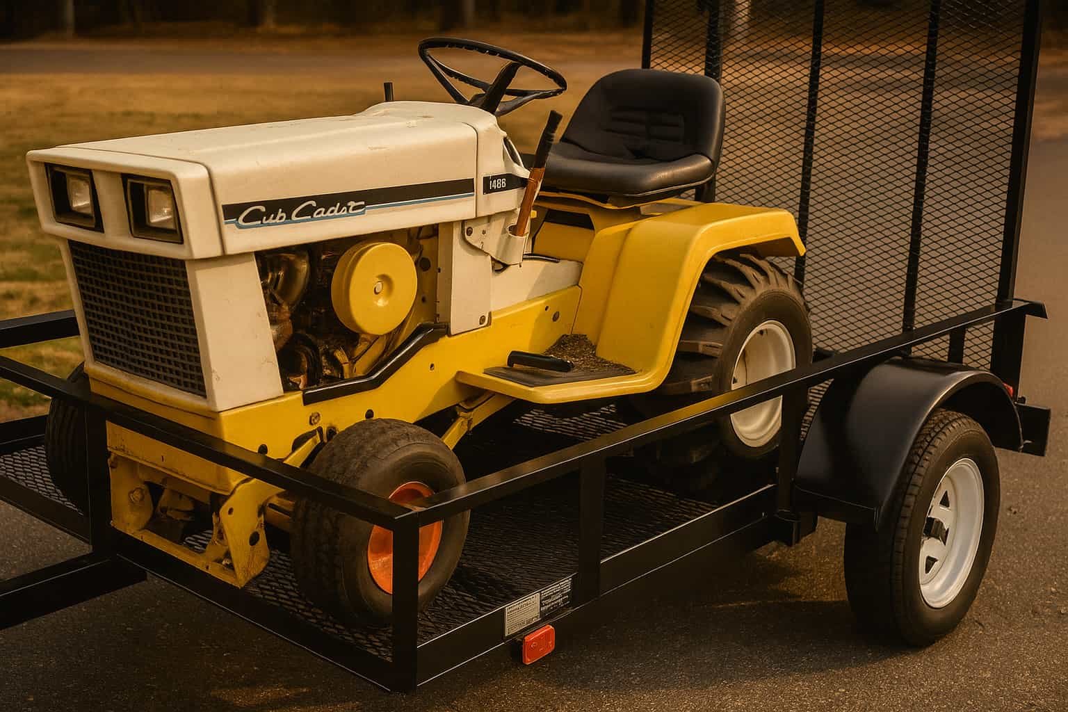what do you use a garden tractor for