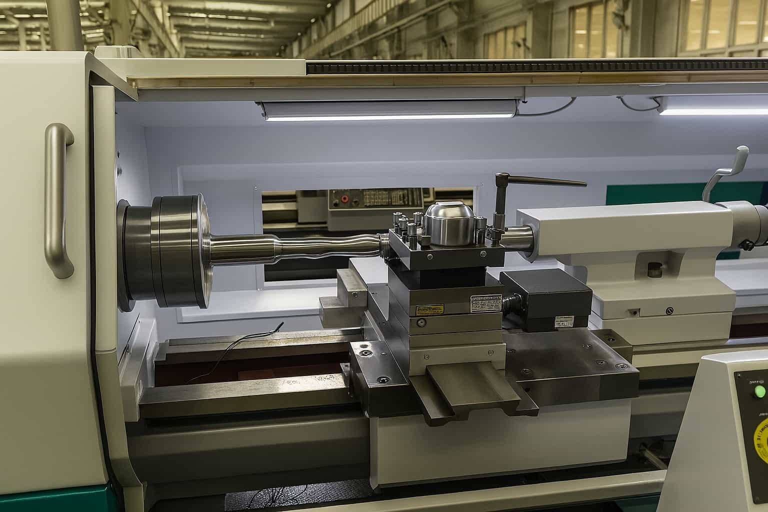 what is a flat bed cnc lathe