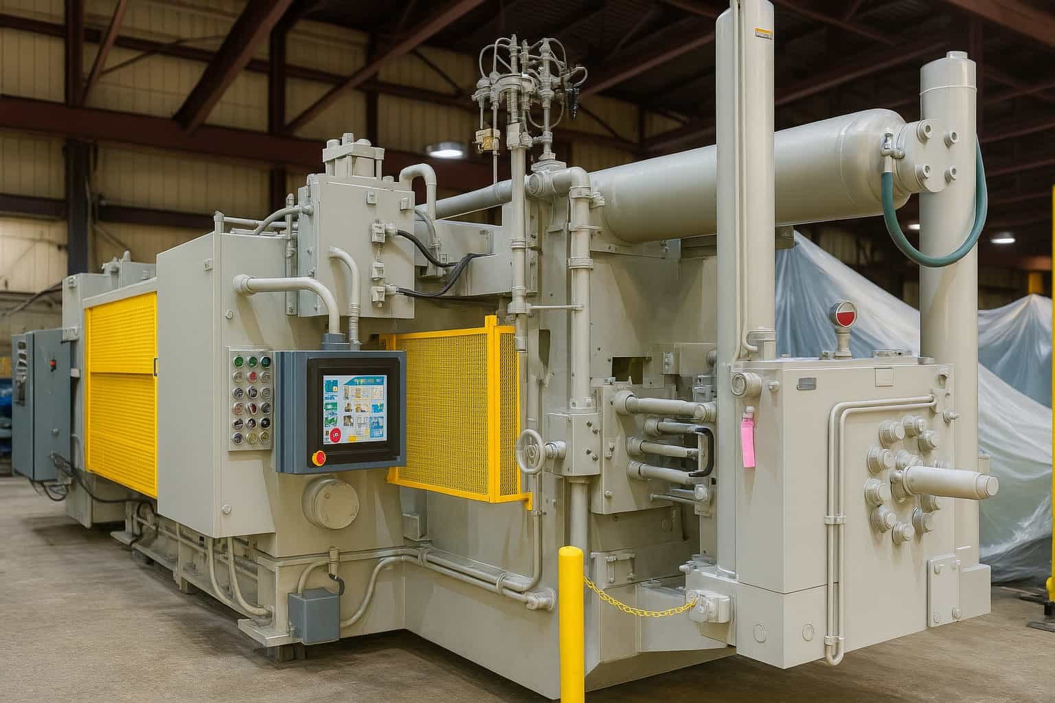 what is a hot chamber die casting machine