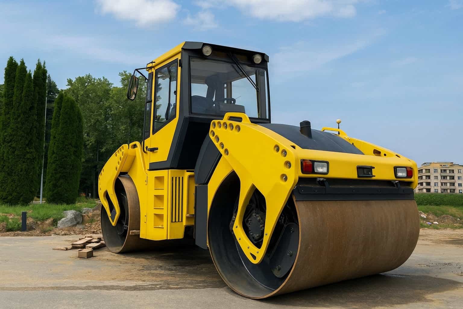 what is a road roller used for