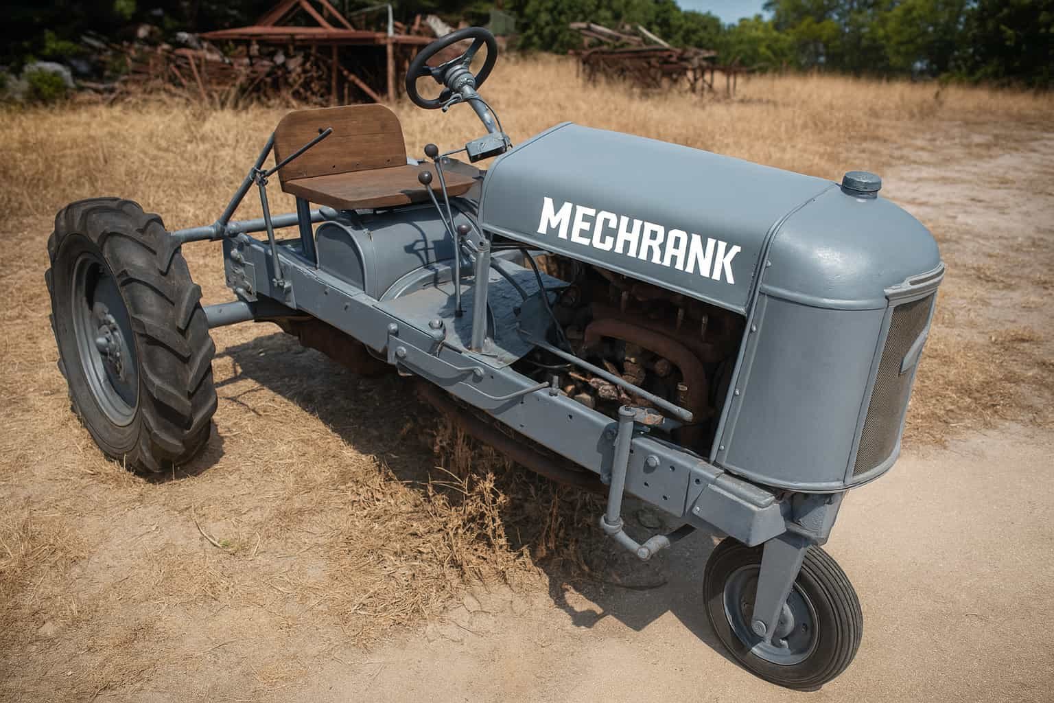 wheeled tractor used for in agriculture