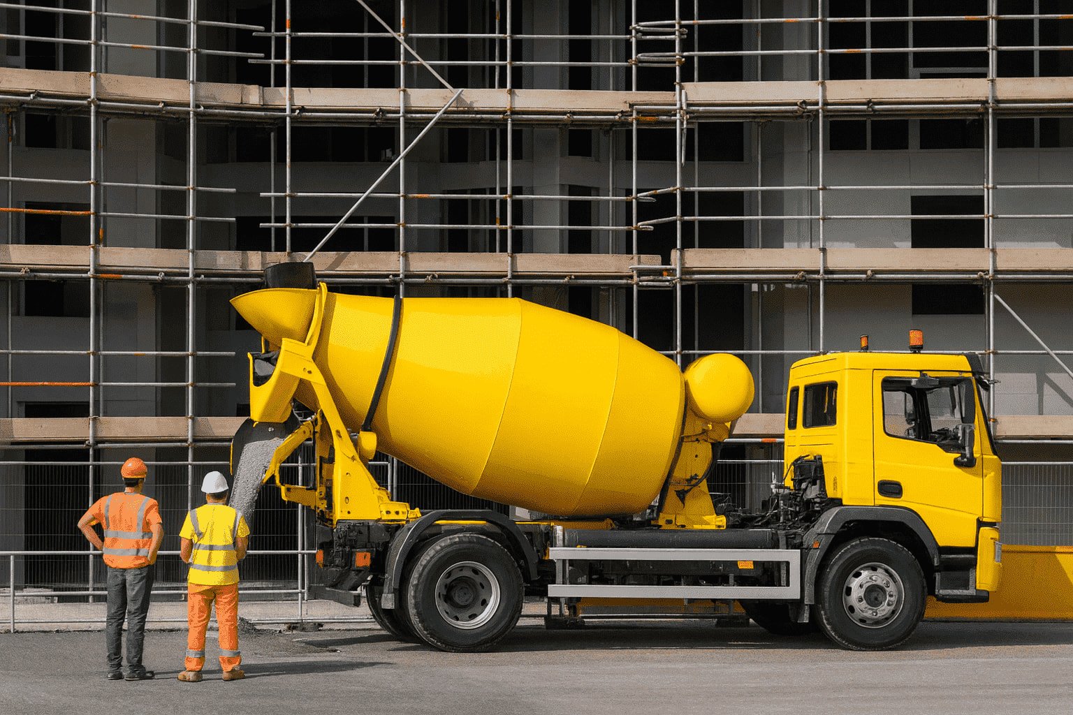 the three types of concrete mixers