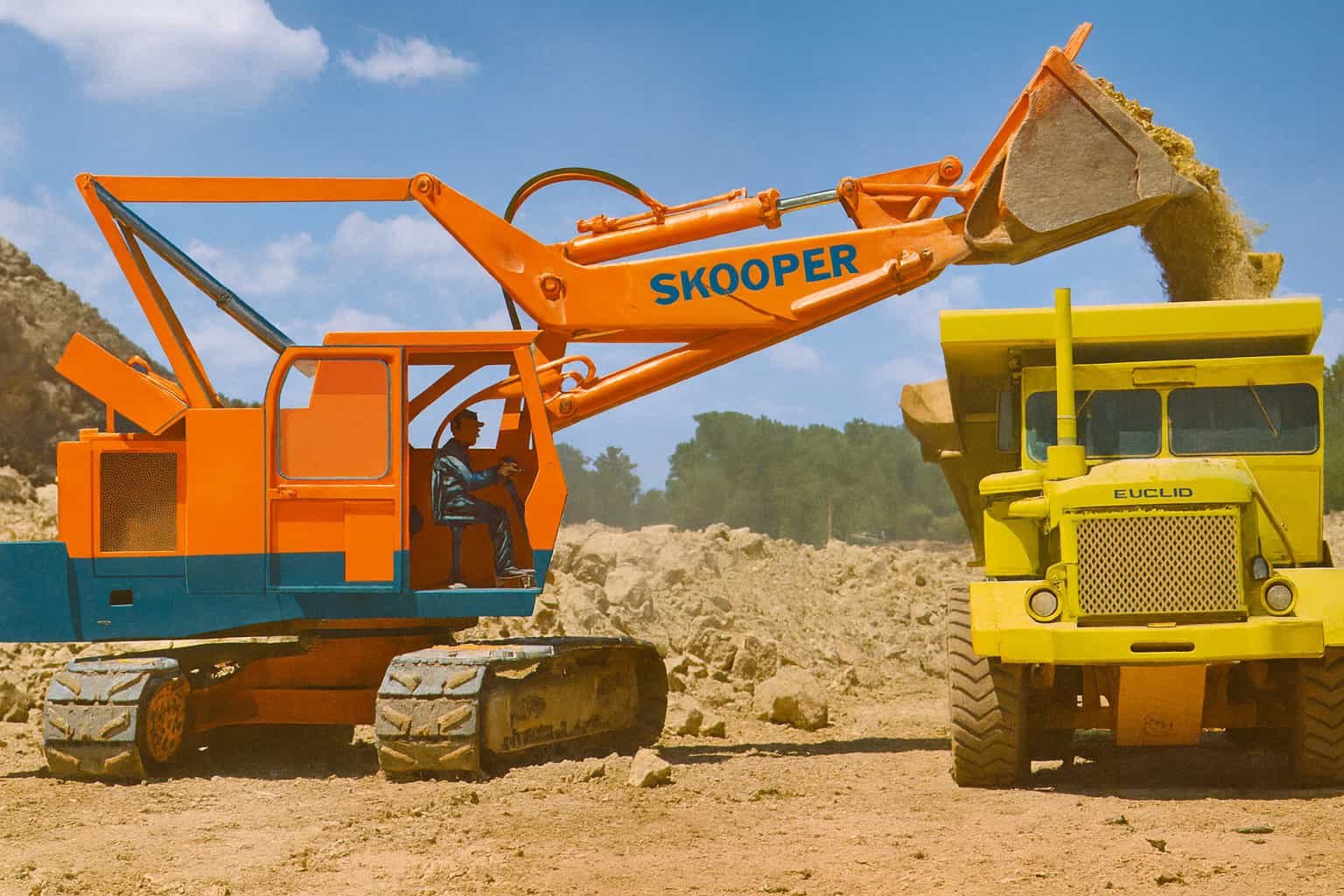 the difference between a backhoe loader and a hydraulic excavator