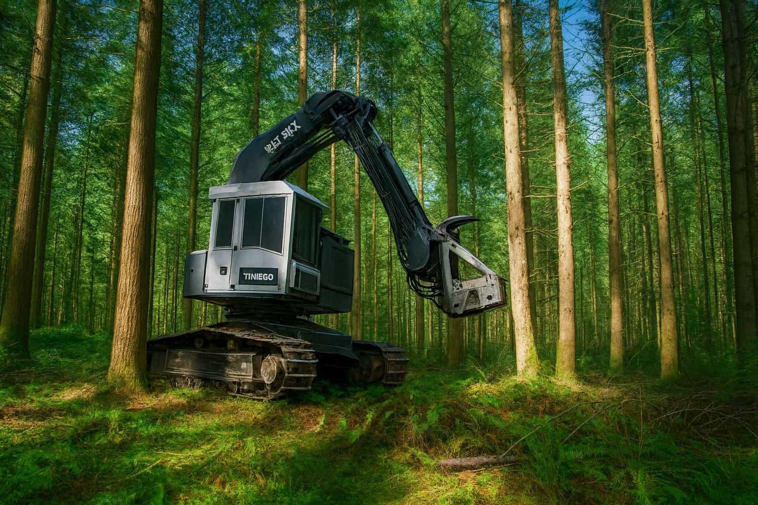 the difference between a feller buncher and a harvester