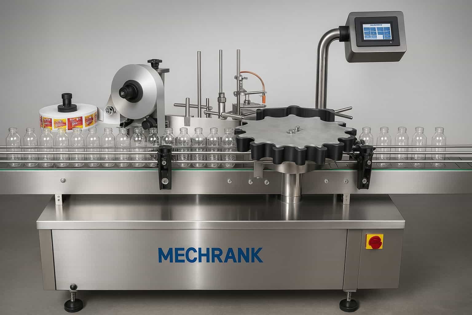 the sticker labeling machine work