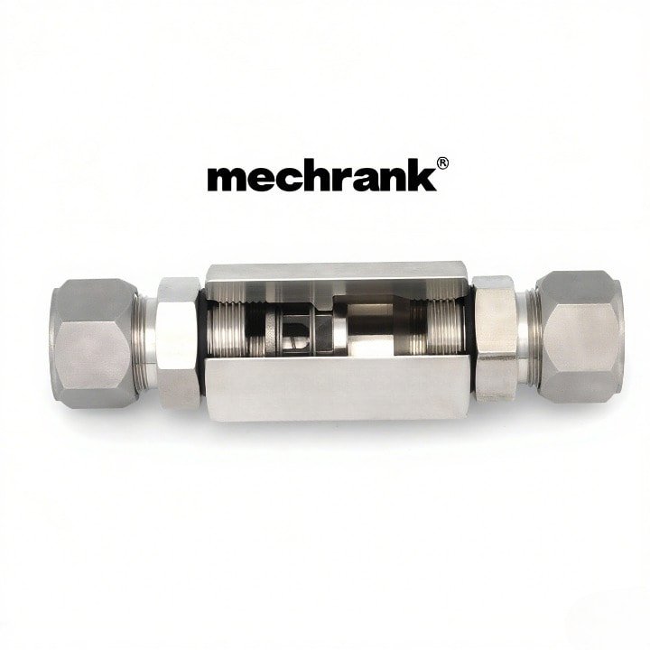 check valve operation