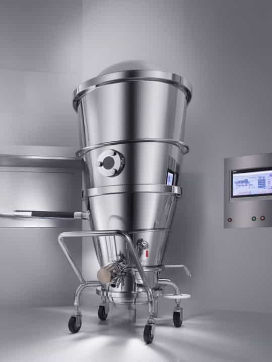 the fluidized bed drying process